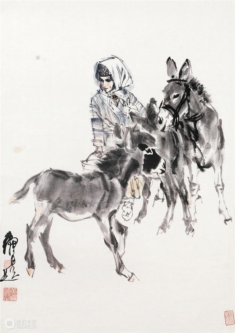 炎黄艺术——黄胄亲题补笔艺术品专题 崇真艺客