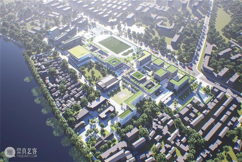旧城中的新校园,浙江省院 Z+STI Studio ‘浙江龙游中学改扩建’建设中 崇真艺客