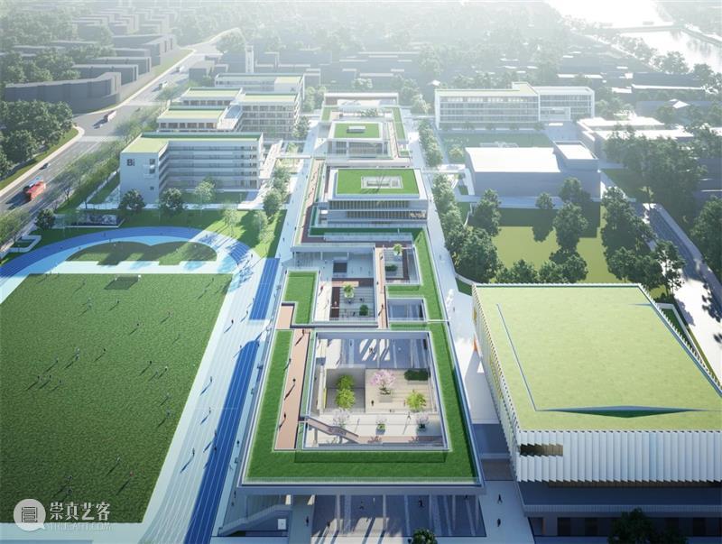 旧城中的新校园,浙江省院 Z+STI Studio ‘浙江龙游中学改扩建’建设中 崇真艺客