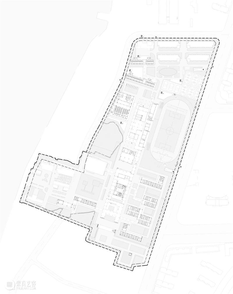 旧城中的新校园，浙江省院 Z+STI Studio ‘浙江龙游中学改扩建’建设中 崇真艺客