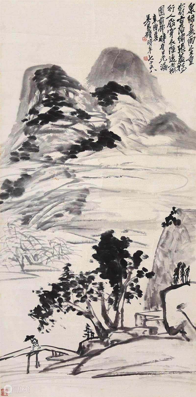 敬华2023春拍丨吴昌硕 王一亭：亦师亦友 海上双璧 崇真艺客