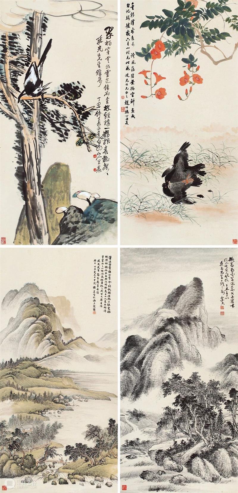 敬华2023春拍丨吴昌硕 王一亭：亦师亦友 海上双璧 崇真艺客