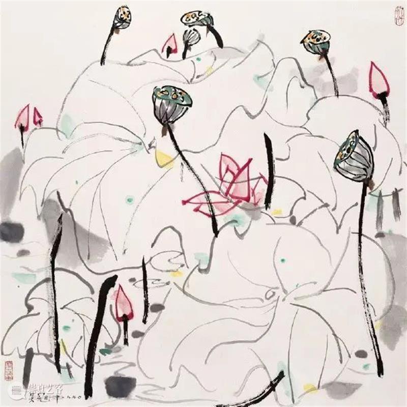 小暑  | 温风至，宜赏荷——吴冠中笔下的荷之美  问象艺术空间 崇真艺客