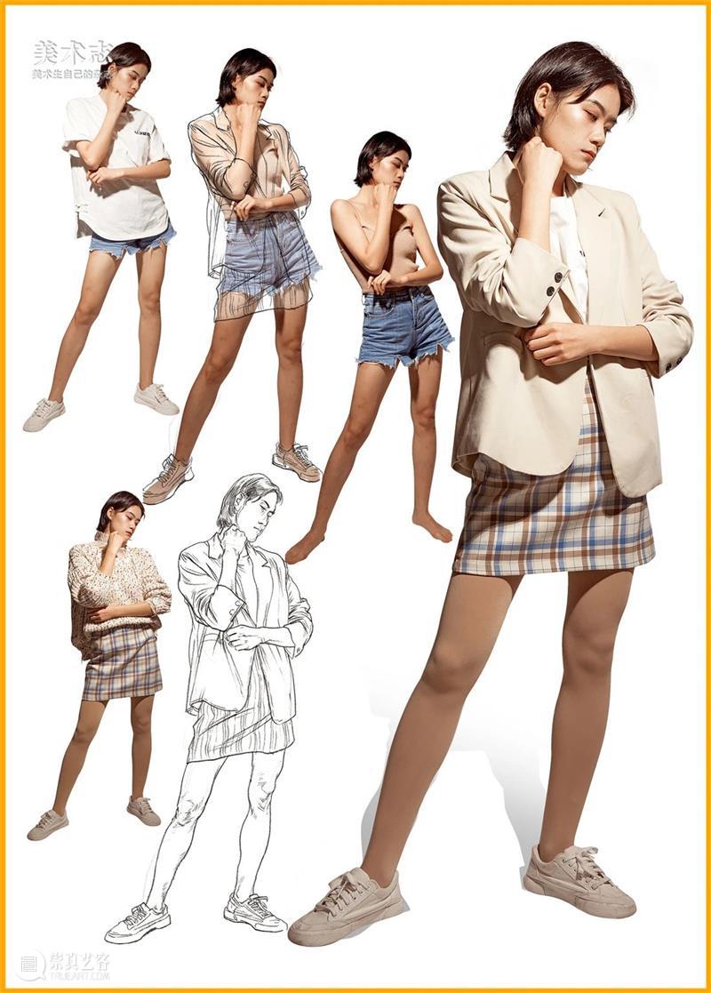 【人物速写】只会照抄衣纹，画出来没造型？那是因为你不会看本质！ 崇真艺客