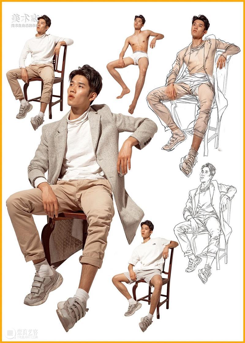 【人物速写】只会照抄衣纹，画出来没造型？那是因为你不会看本质！ 崇真艺客