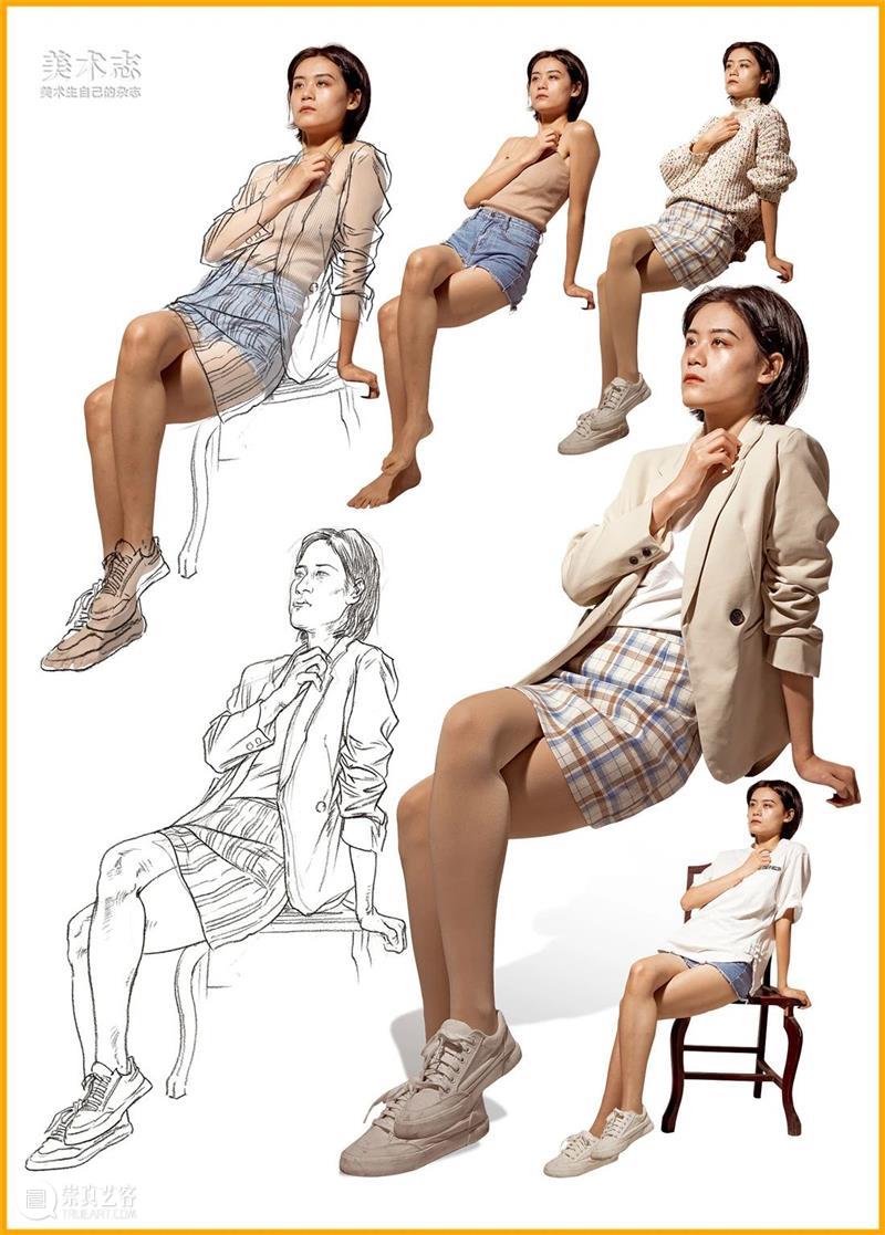 【人物速写】只会照抄衣纹，画出来没造型？那是因为你不会看本质！ 崇真艺客