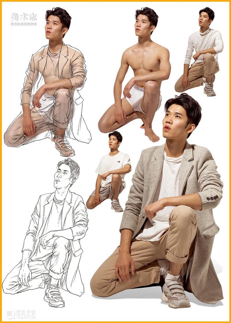 【人物速写】只会照抄衣纹，画出来没造型？那是因为你不会看本质！ 崇真艺客