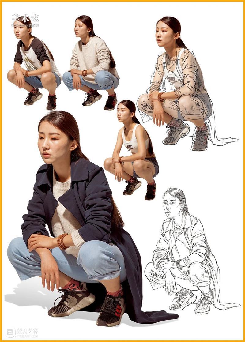 【人物速写】只会照抄衣纹，画出来没造型？那是因为你不会看本质！ 崇真艺客