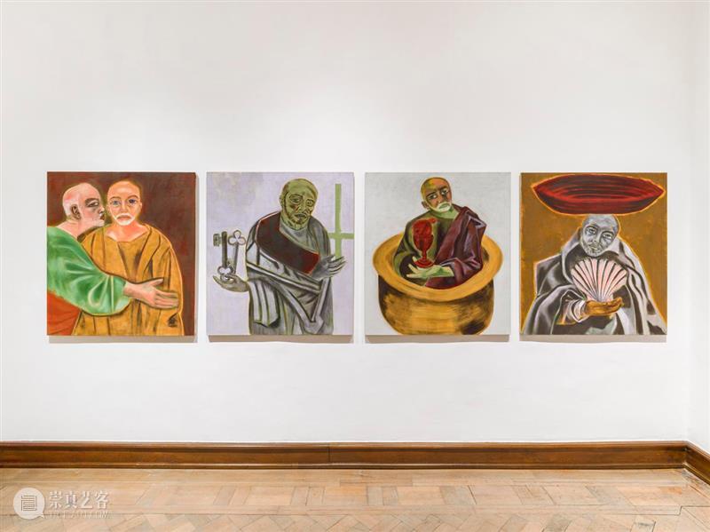 厉蔚阁艺术家 | 弗朗切斯科·克莱门特：十二门徒自画像 @ 德内堡艺术博物馆 崇真艺客