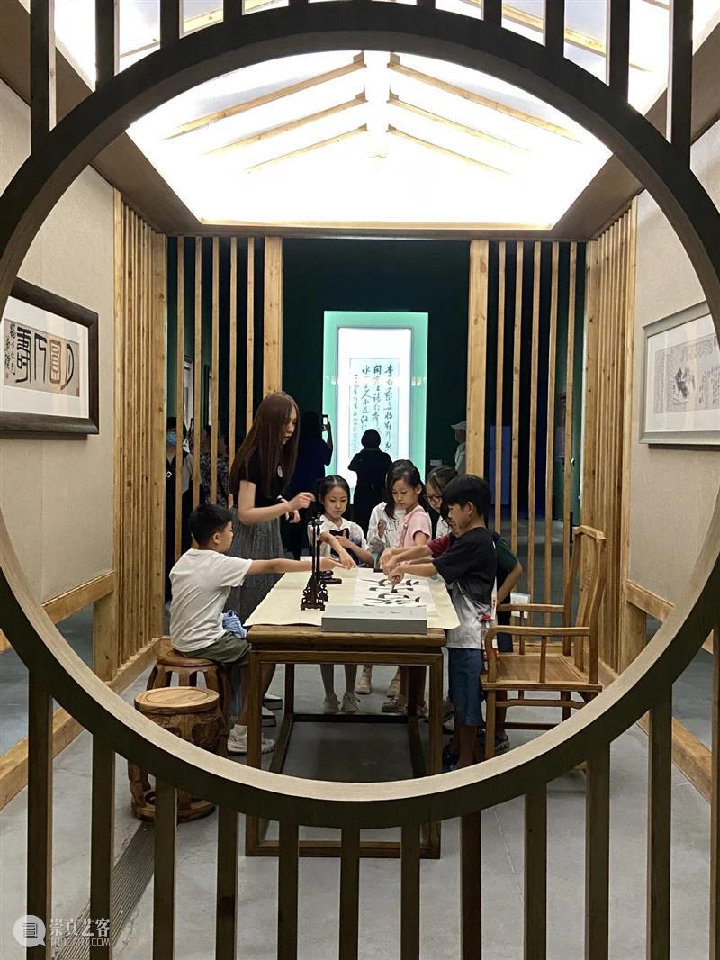 民生现代美术馆艺术研学计划 | 像素书法艺术工作坊精彩创作现场 崇真艺客