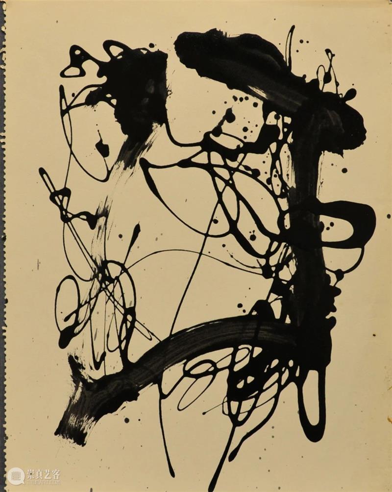 熏依社·上海|「手绘」Drawing - 吉原治良 堀尾贞治 今井俊满 群展 崇真艺客