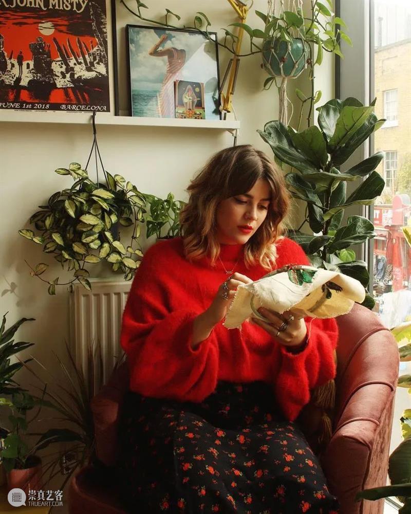 刺绣与插画艺术的结合 崇真艺客