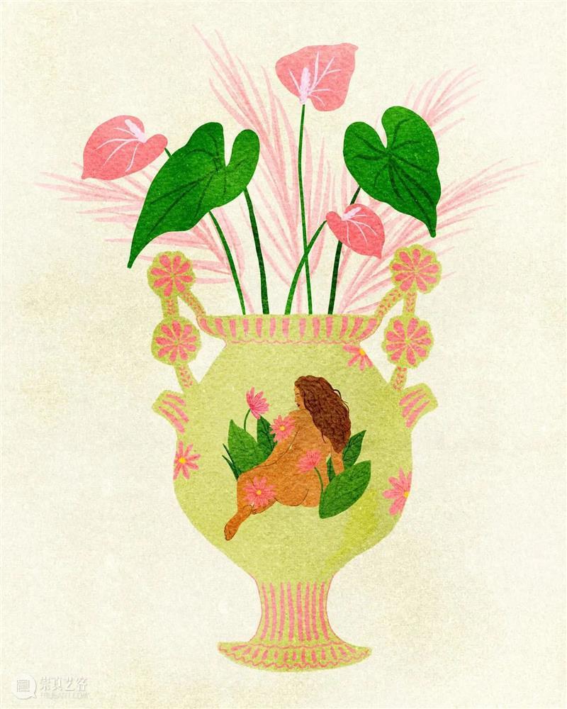 刺绣与插画艺术的结合 崇真艺客