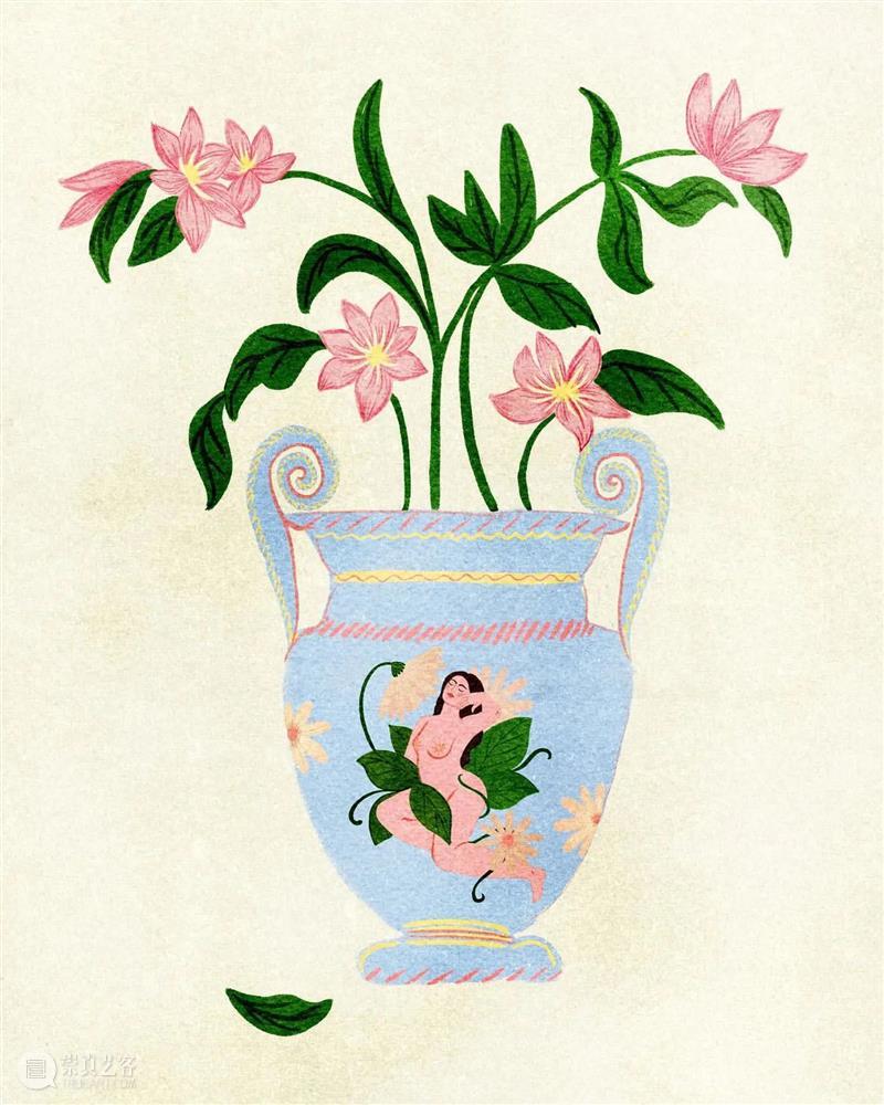 刺绣与插画艺术的结合 崇真艺客