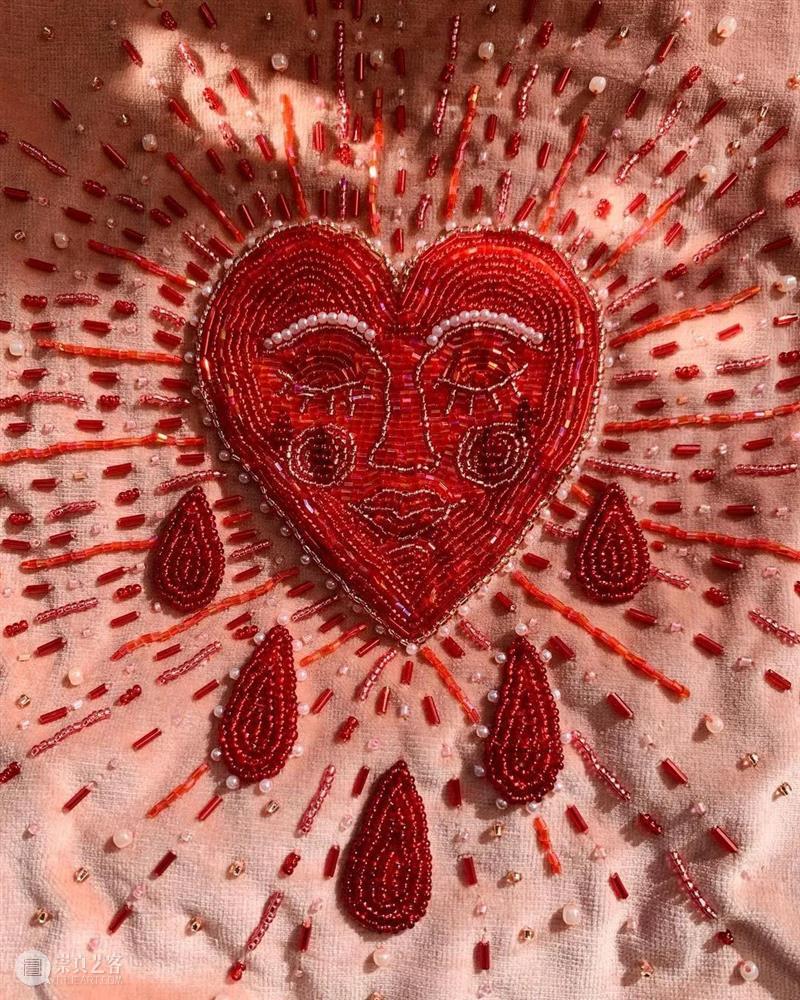 刺绣与插画艺术的结合 崇真艺客