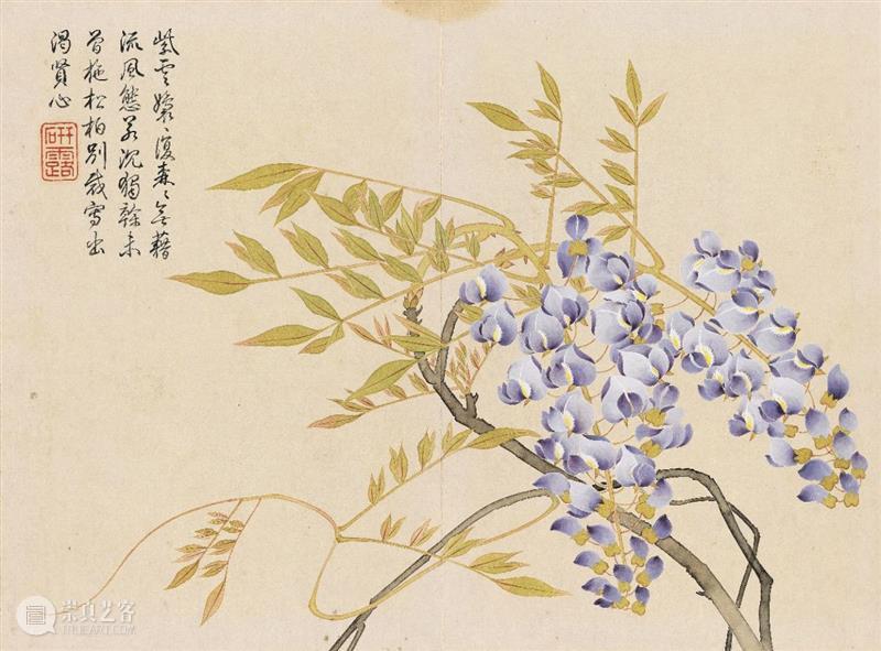 钱维城 花卉册(十二开)丨中国嘉德30周年精品回顾 崇真艺客