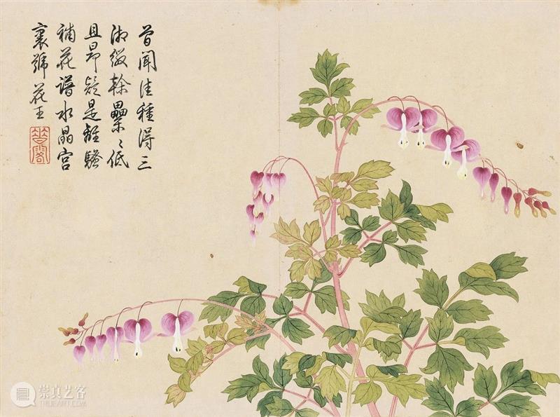 钱维城 花卉册(十二开)丨中国嘉德30周年精品回顾 崇真艺客