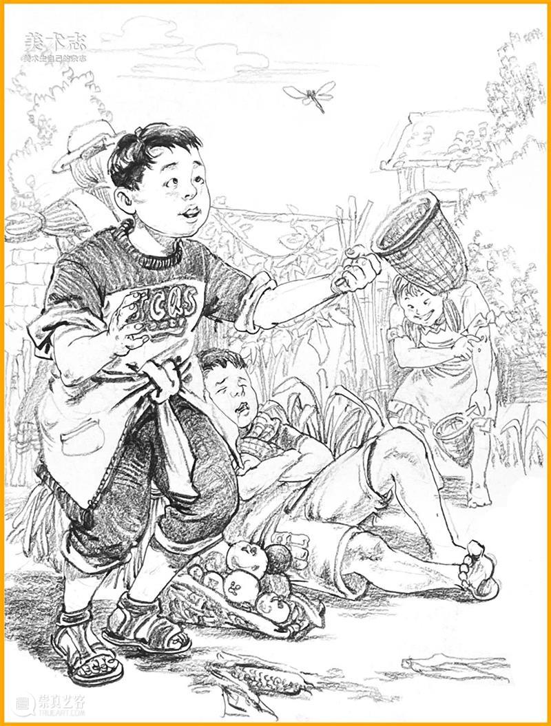【组合速写基础】主次人物如何区分？了解基础之后再理解更简单！ 崇真艺客
