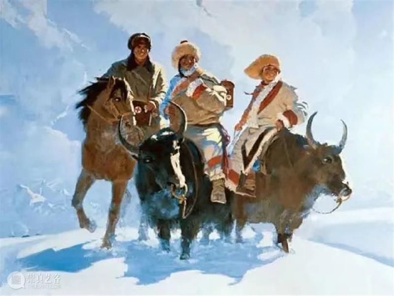 绘画形式与中西融贯丨朱乃正画作中人物的形式美 崇真艺客