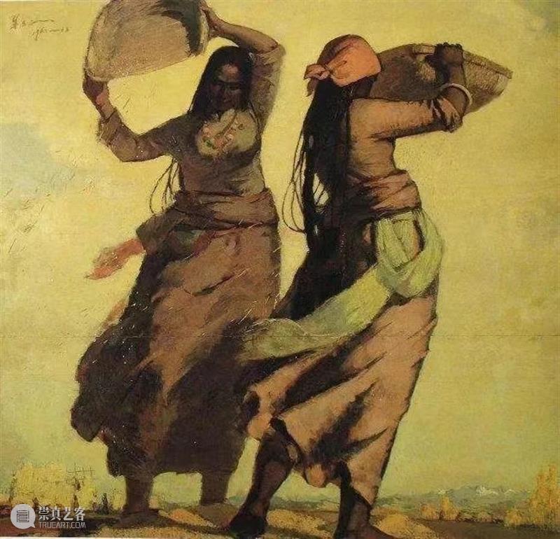 绘画形式与中西融贯丨朱乃正画作中人物的形式美 崇真艺客