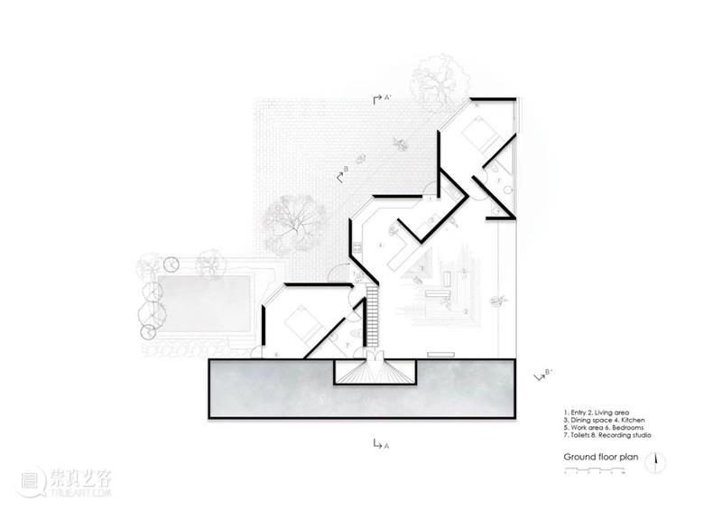 35度屋顶坐，Nisarga 艺术中心 / Wallmakers 崇真艺客