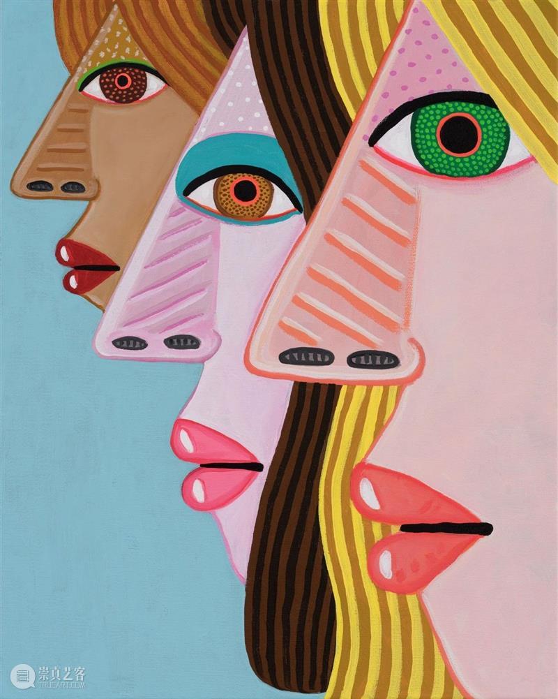 布莱恩·加尔文（Brian Calvin）：千变万化的当代立体主义肖像 ｜ AR艺术家 崇真艺客