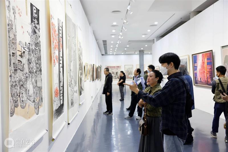 深圳市第二十届“鹏城金秋”市民文化节优秀美术、书法作品展在罗湖美术馆开幕 崇真艺客