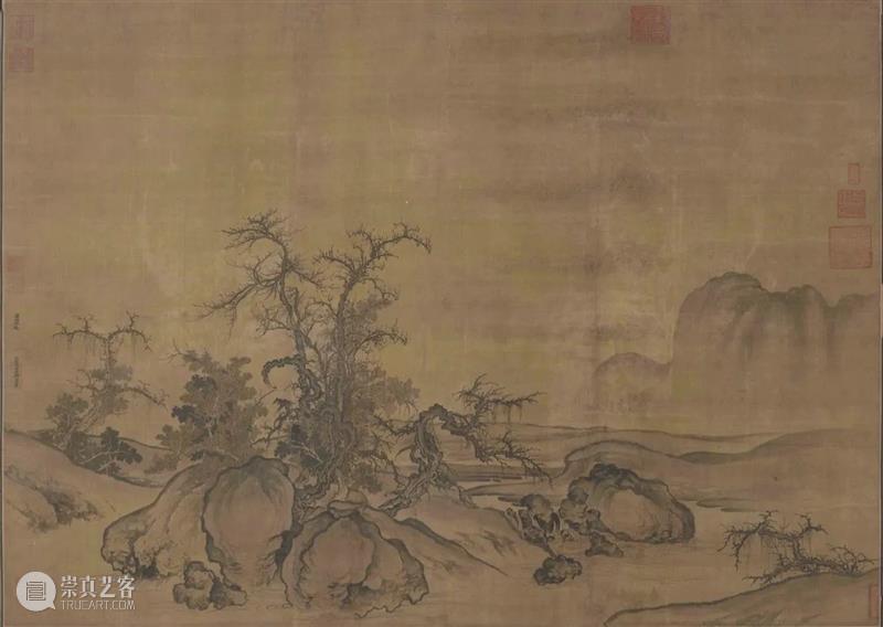 公益课堂：讲给孩子的中国美术史｜郭熙《窠石平远图》（五代两宋绘画艺术32） 崇真艺客