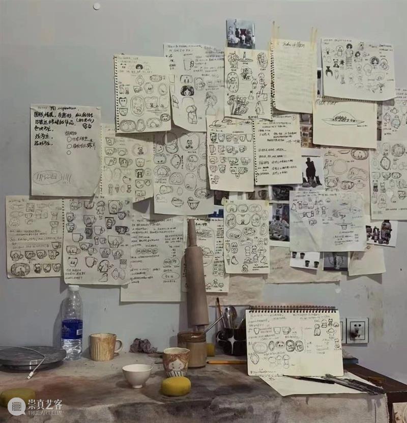 园区空间｜Fly me to the moon：升时 × 一颗八子陶瓷手作插画个展 崇真艺客