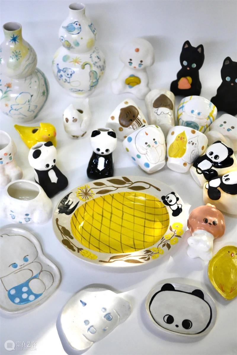 园区空间｜Fly me to the moon：升时 × 一颗八子陶瓷手作插画个展 崇真艺客