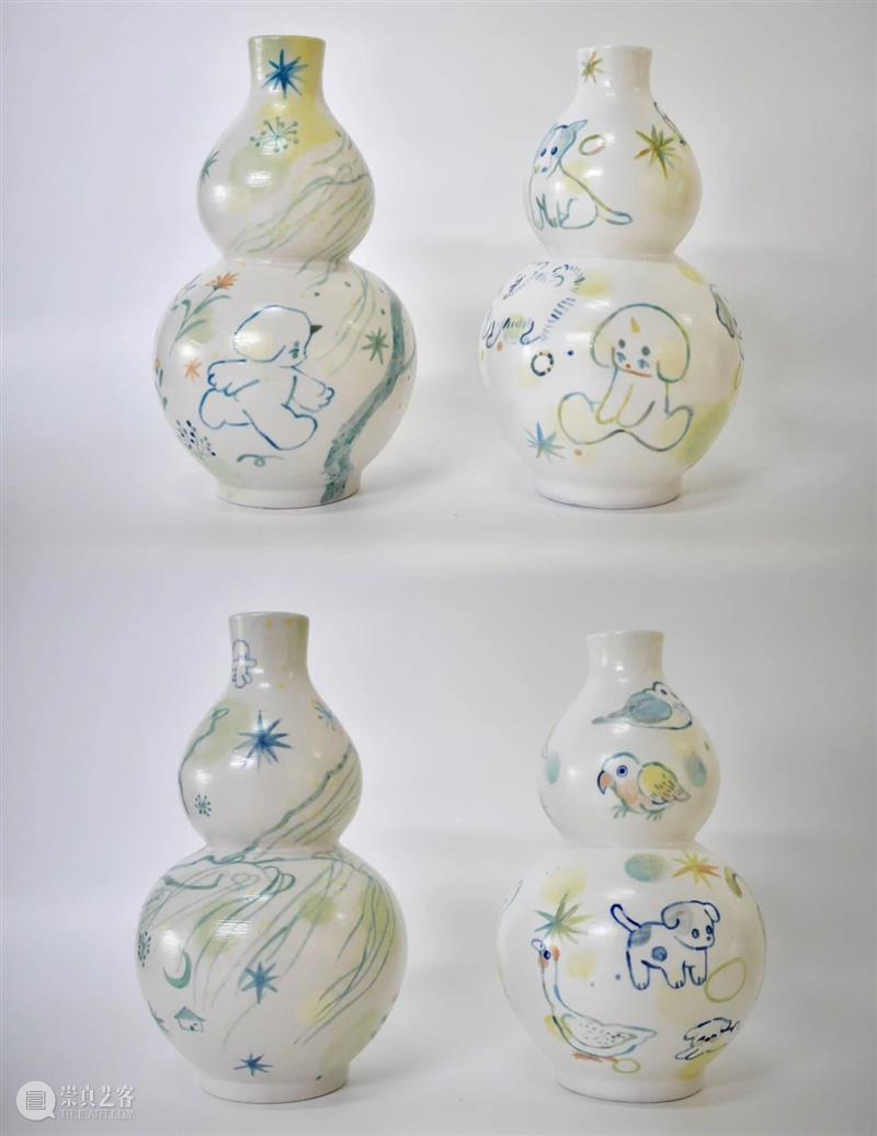 园区空间｜Fly me to the moon：升时 × 一颗八子陶瓷手作插画个展 崇真艺客
