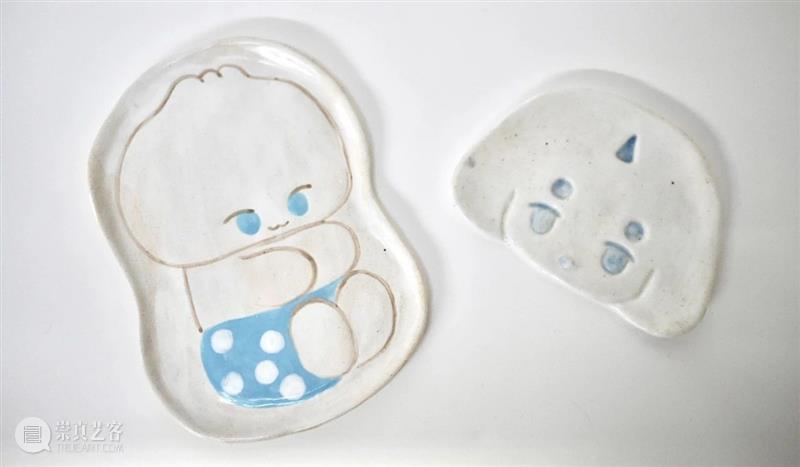 园区空间｜Fly me to the moon：升时 × 一颗八子陶瓷手作插画个展 崇真艺客