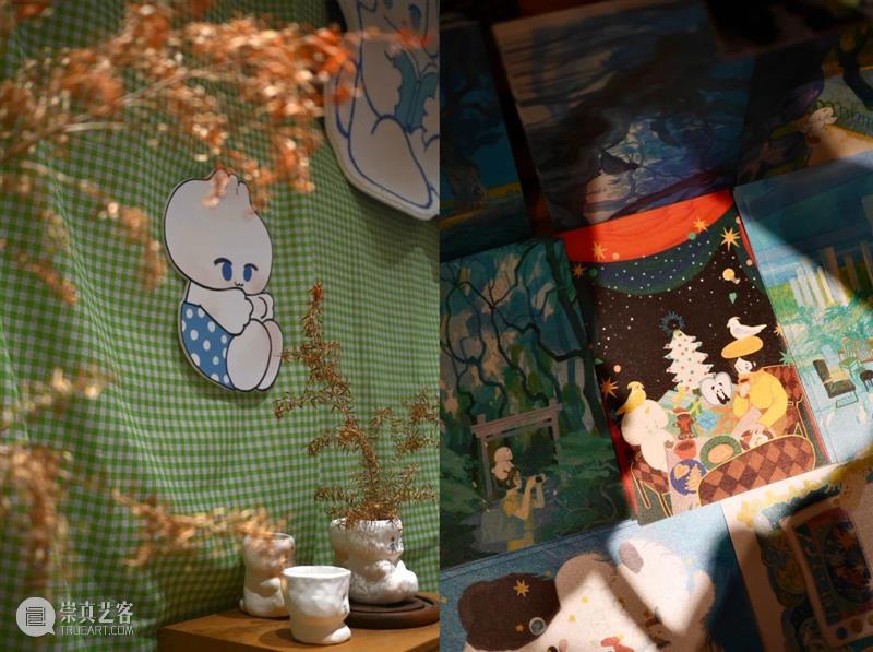 园区空间｜Fly me to the moon：升时 × 一颗八子陶瓷手作插画个展 崇真艺客