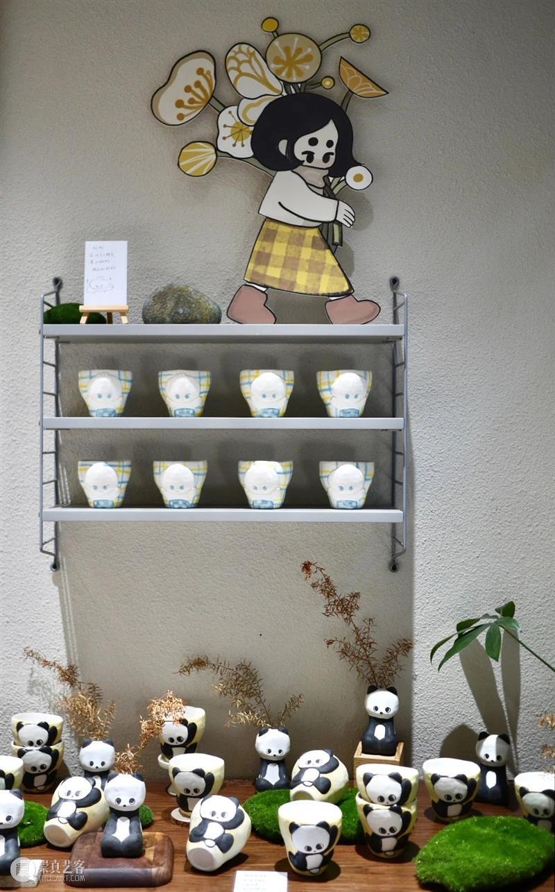 园区空间｜Fly me to the moon：升时 × 一颗八子陶瓷手作插画个展 崇真艺客