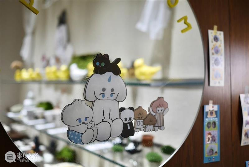 园区空间｜Fly me to the moon：升时 × 一颗八子陶瓷手作插画个展 崇真艺客