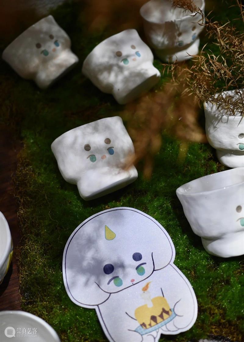 园区空间｜Fly me to the moon：升时 × 一颗八子陶瓷手作插画个展 崇真艺客