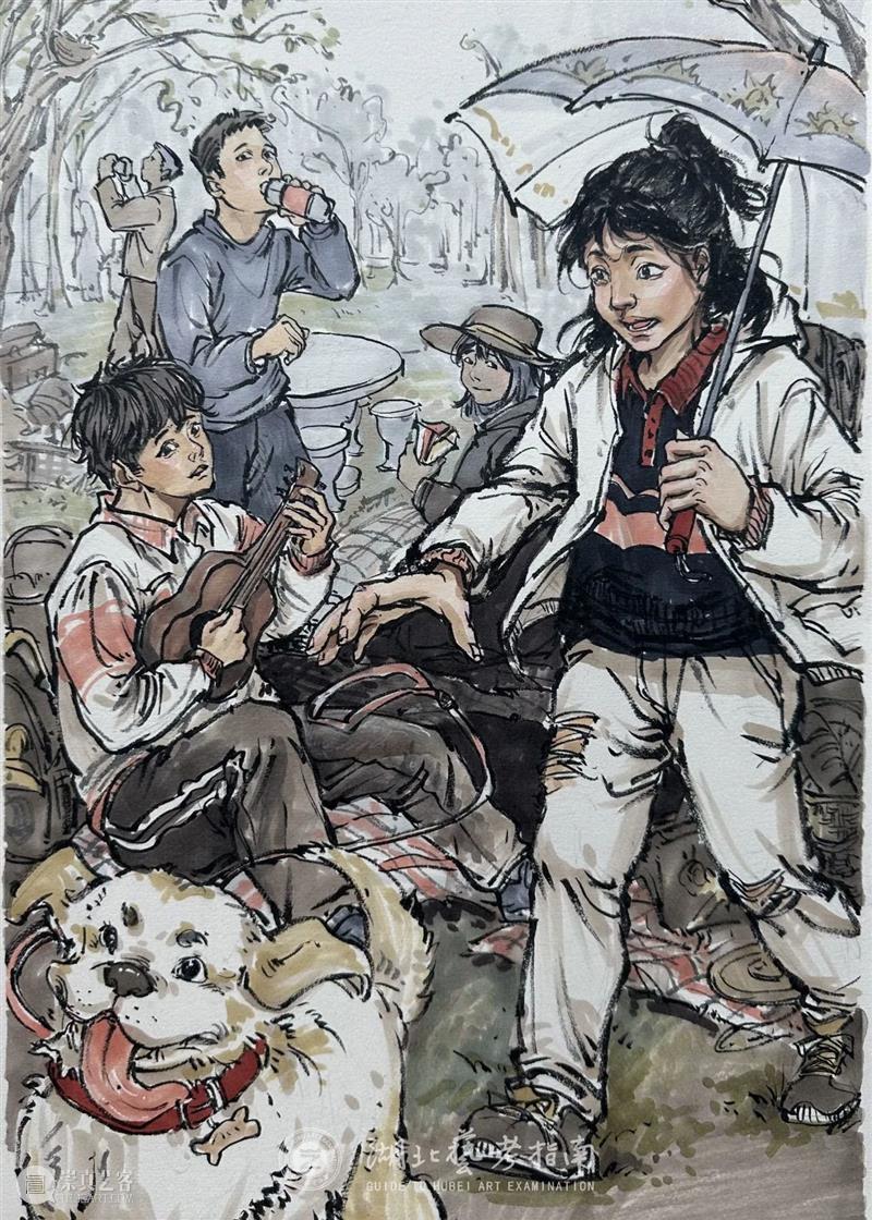 最新【湖北、贵州、安徽省】模拟考试高分卷鉴赏 ！各省之间差距挺大，附范画及点评 ！ 崇真艺客