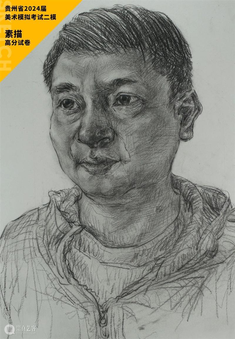 最新【湖北、贵州、安徽省】模拟考试高分卷鉴赏 ！各省之间差距挺大，附范画及点评 ！ 崇真艺客