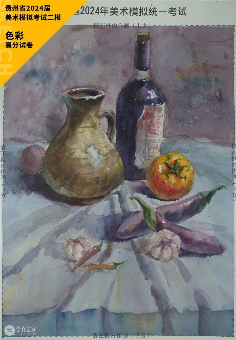 最新【湖北、贵州、安徽省】模拟考试高分卷鉴赏 ！各省之间差距挺大，附范画及点评 ！ 崇真艺客