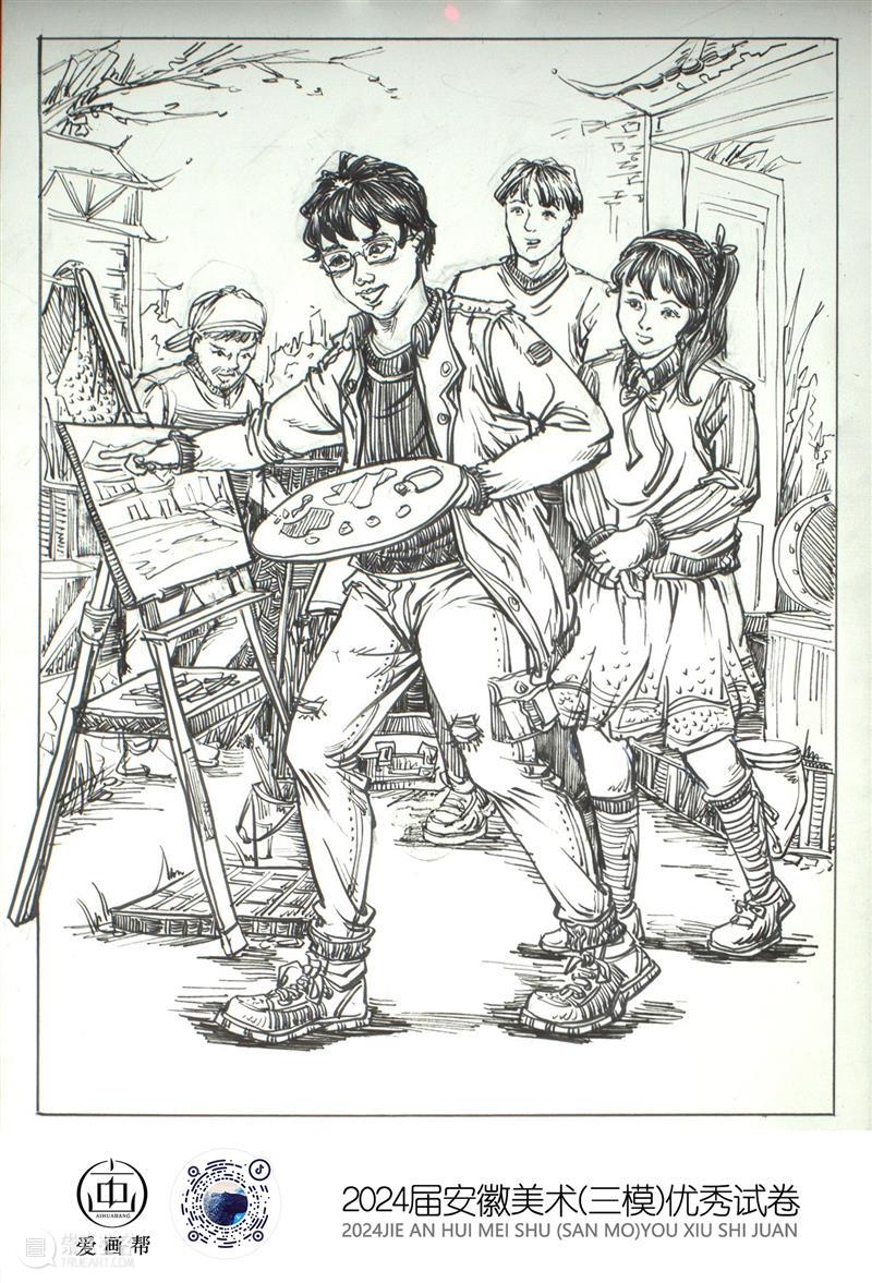 最新【湖北、贵州、安徽省】模拟考试高分卷鉴赏 ！各省之间差距挺大，附范画及点评 ！ 崇真艺客