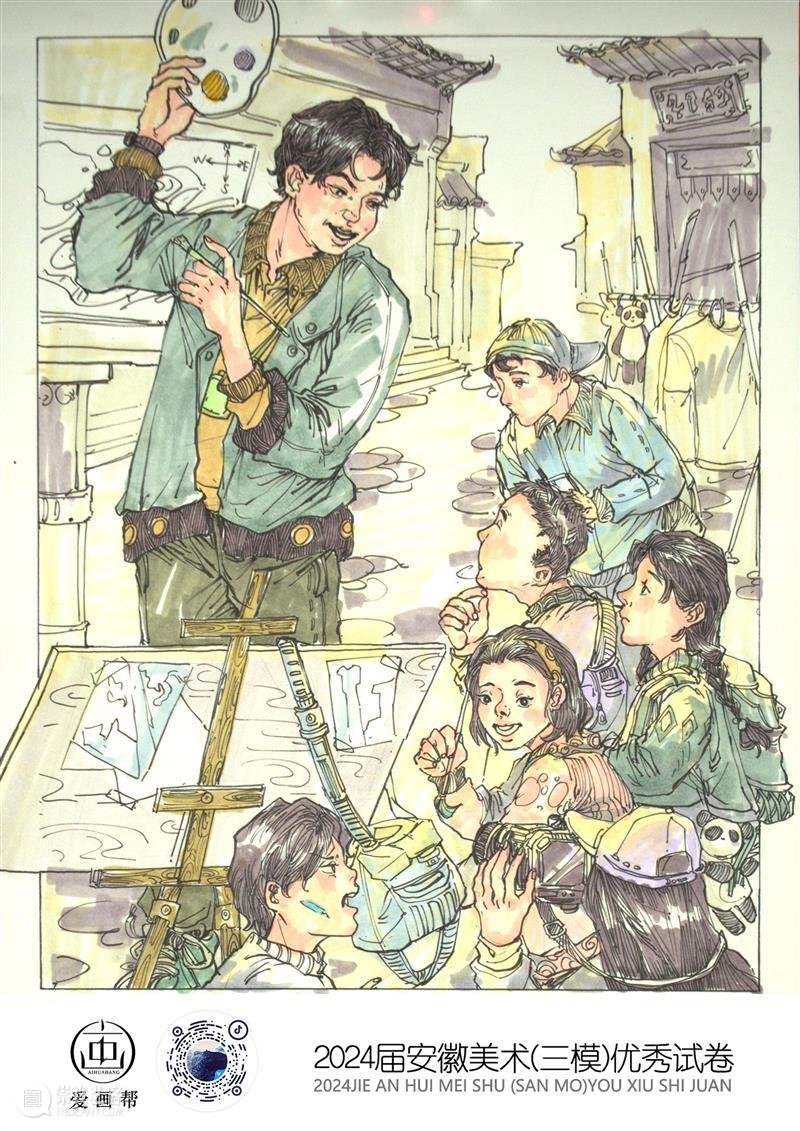 最新【湖北、贵州、安徽省】模拟考试高分卷鉴赏 ！各省之间差距挺大，附范画及点评 ！ 崇真艺客