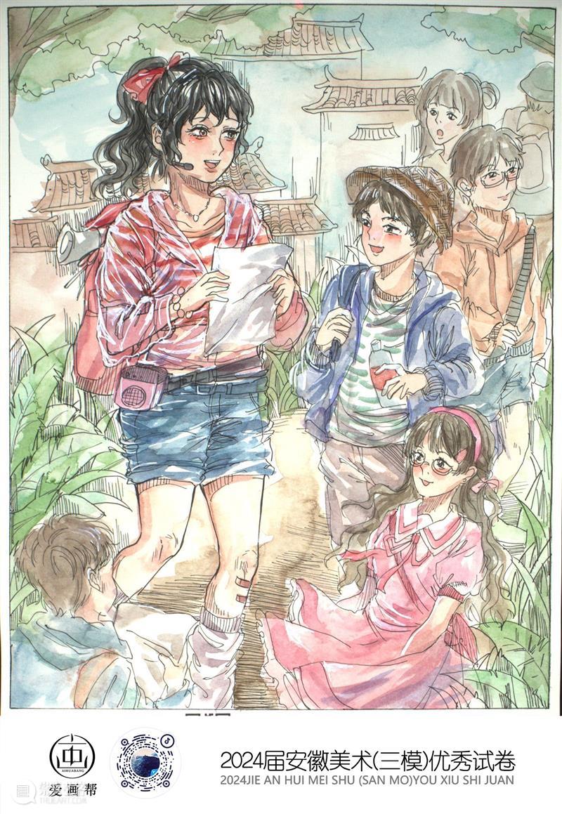 最新【湖北、贵州、安徽省】模拟考试高分卷鉴赏 ！各省之间差距挺大，附范画及点评 ！ 崇真艺客