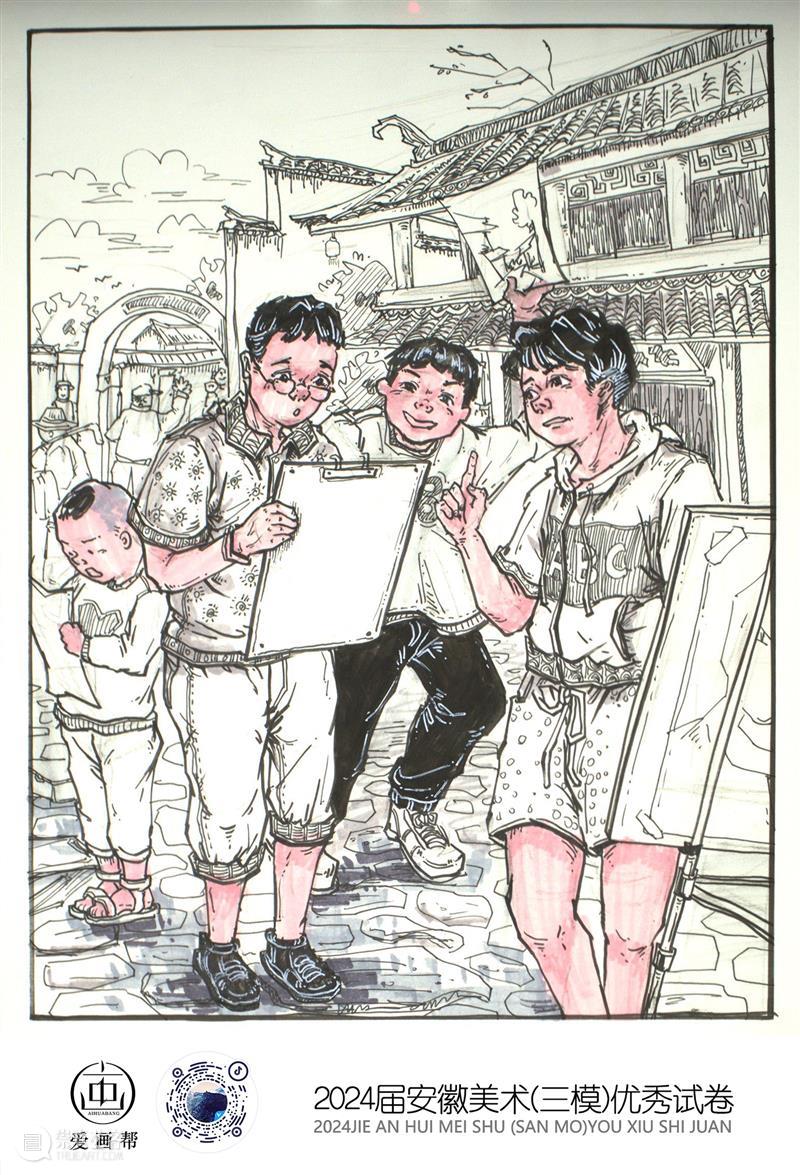 最新【湖北、贵州、安徽省】模拟考试高分卷鉴赏 ！各省之间差距挺大，附范画及点评 ！ 崇真艺客