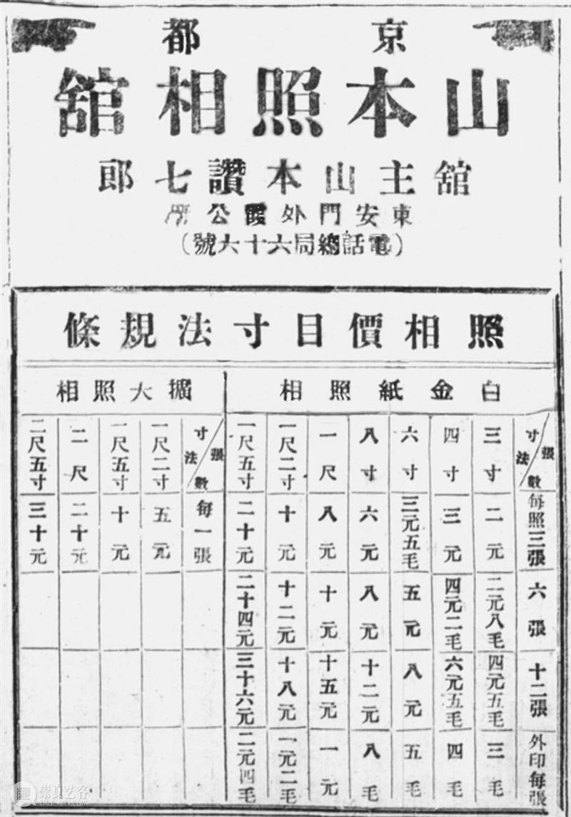山本照相馆与中国早期摄影 | 中贸圣佳2023秋拍 崇真艺客