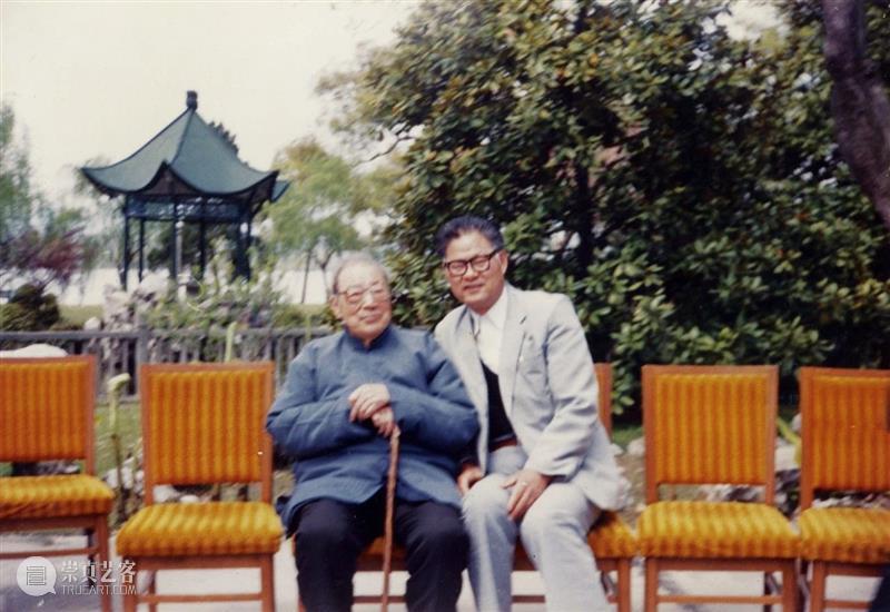 钩沉历史，谈谈我和西泠印社的故事 | 难得与印坛巨匠沙孟海合影 崇真艺客