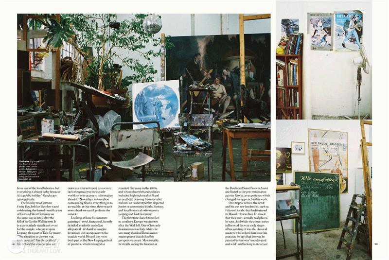 《Tatler》杂志访尼奥·劳赫（Neo Rauch）工作室  Aaina Bhargava 崇真艺客