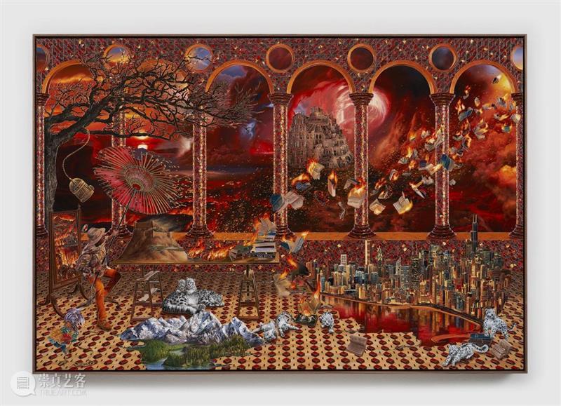现场｜拉比克·肖 Raqib Shaw 个展「幻梦之间」｜佩斯纽约空间 崇真艺客