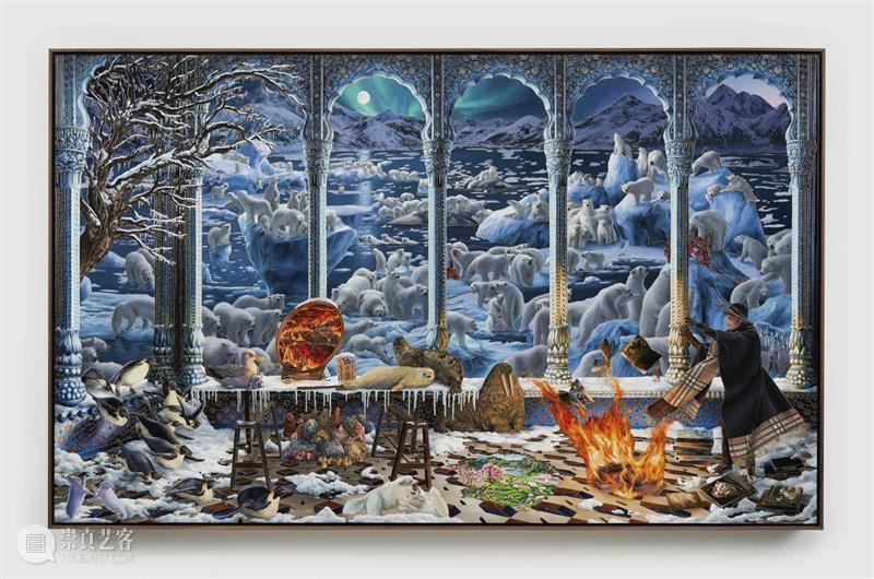 现场｜拉比克·肖 Raqib Shaw 个展「幻梦之间」｜佩斯纽约空间 崇真艺客