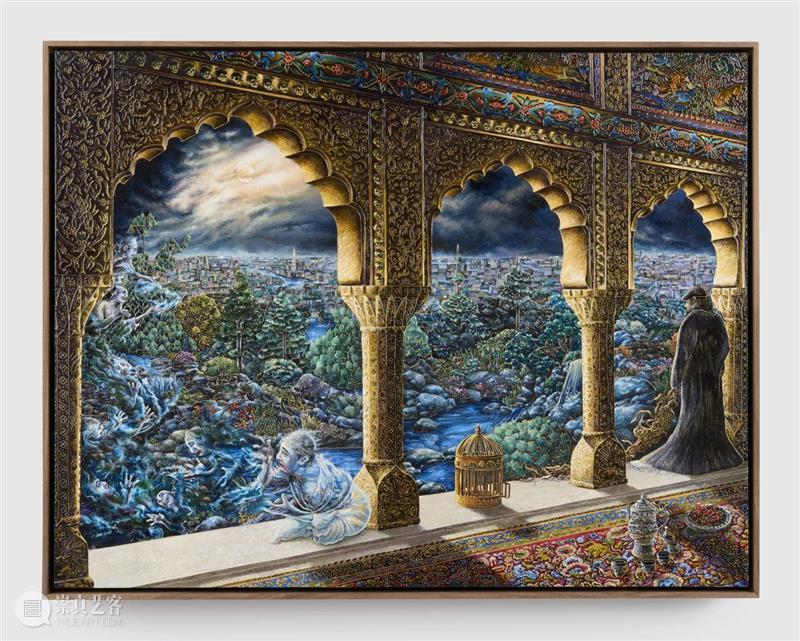 现场｜拉比克·肖 Raqib Shaw 个展「幻梦之间」｜佩斯纽约空间 崇真艺客