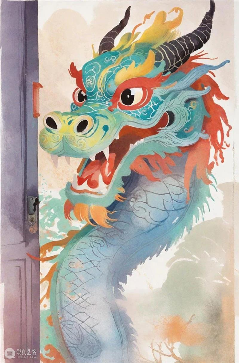 反转来了？龙年春晚吉祥物价值300w的线稿图流出，作者竟然是网友 ！ 崇真艺客